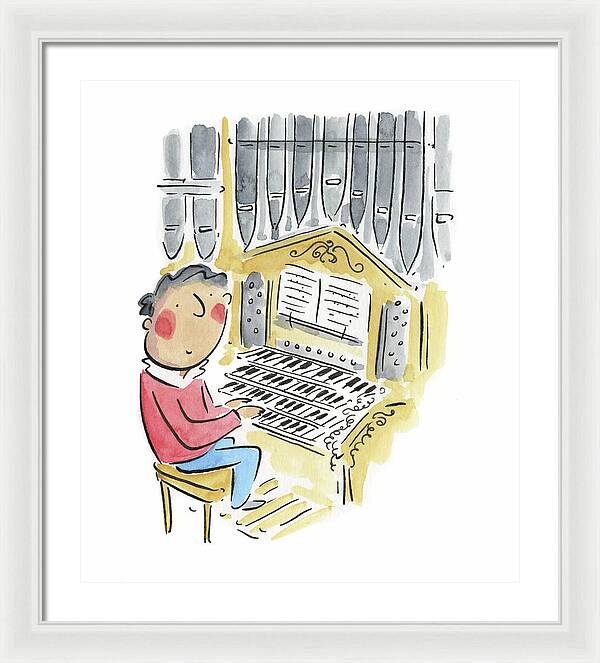 Organ - Framed Print
