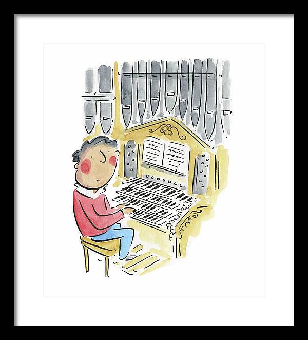 Organ - Framed Print