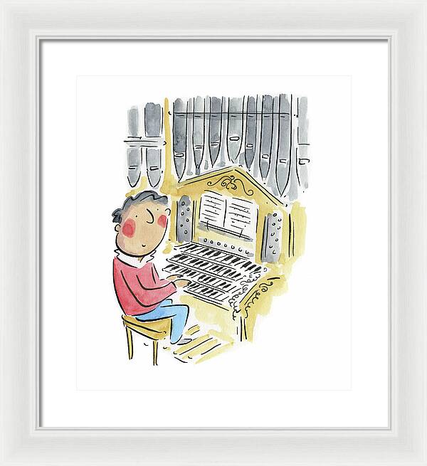 Organ - Framed Print
