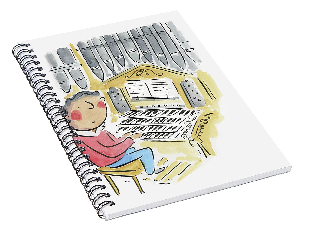 Organ - Spiral Notebook