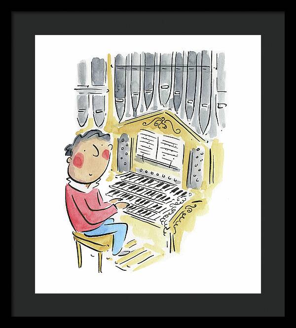 Organ - Framed Print