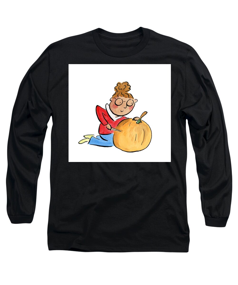 Pumpkin Carving - Long Sleeve T-Shirt