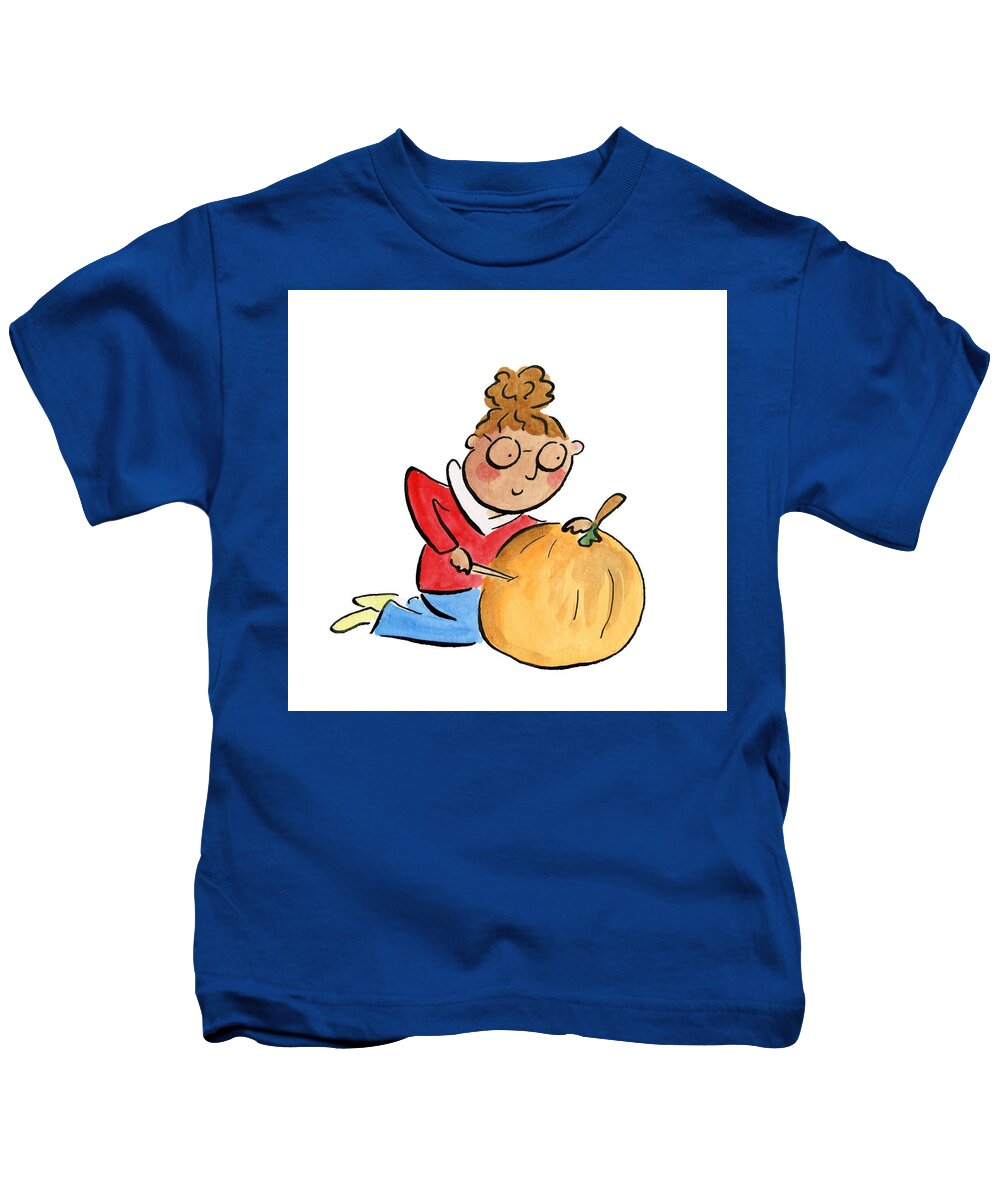 Pumpkin Carving - Kids T-Shirt