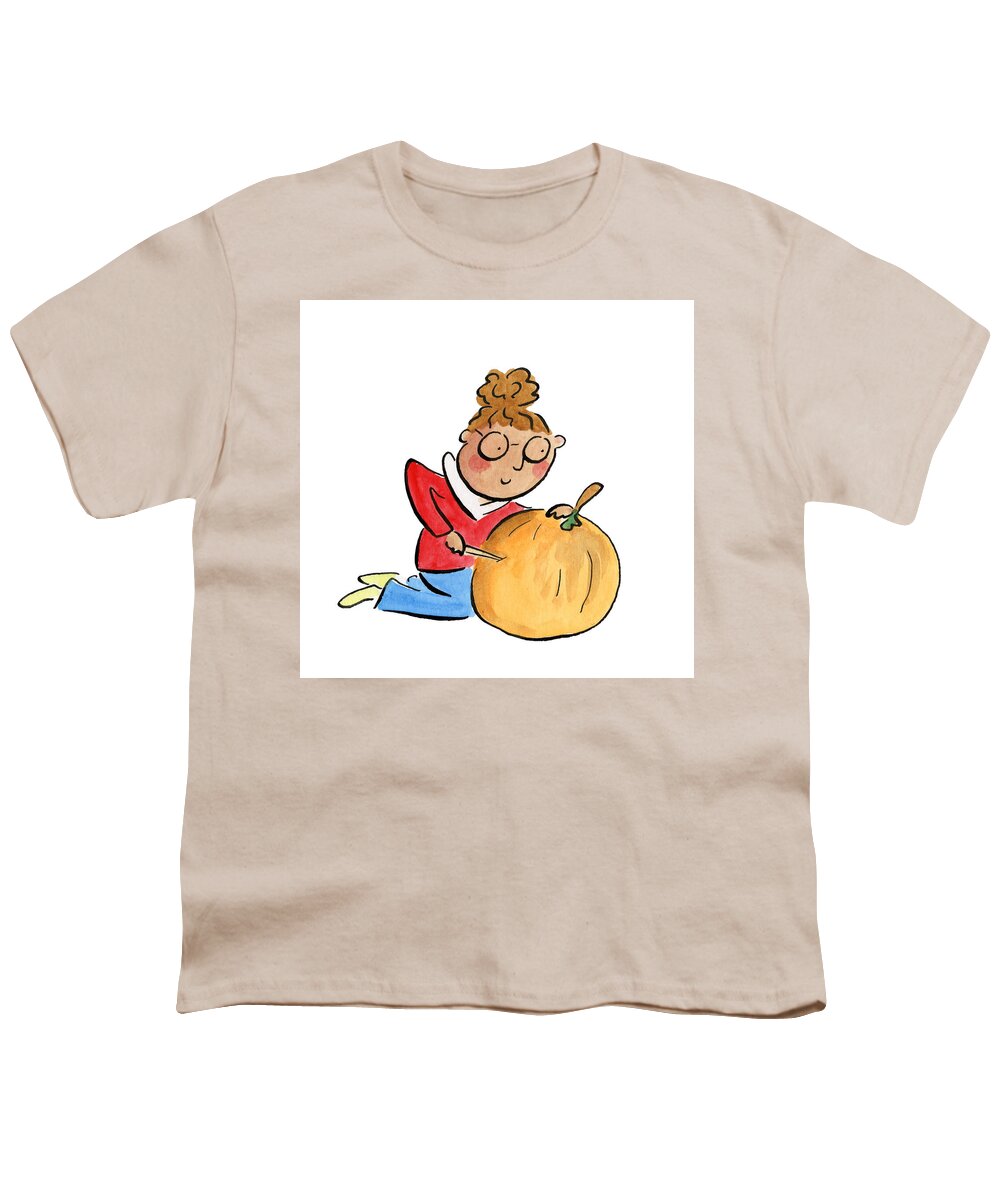 Pumpkin Carving - Youth T-Shirt