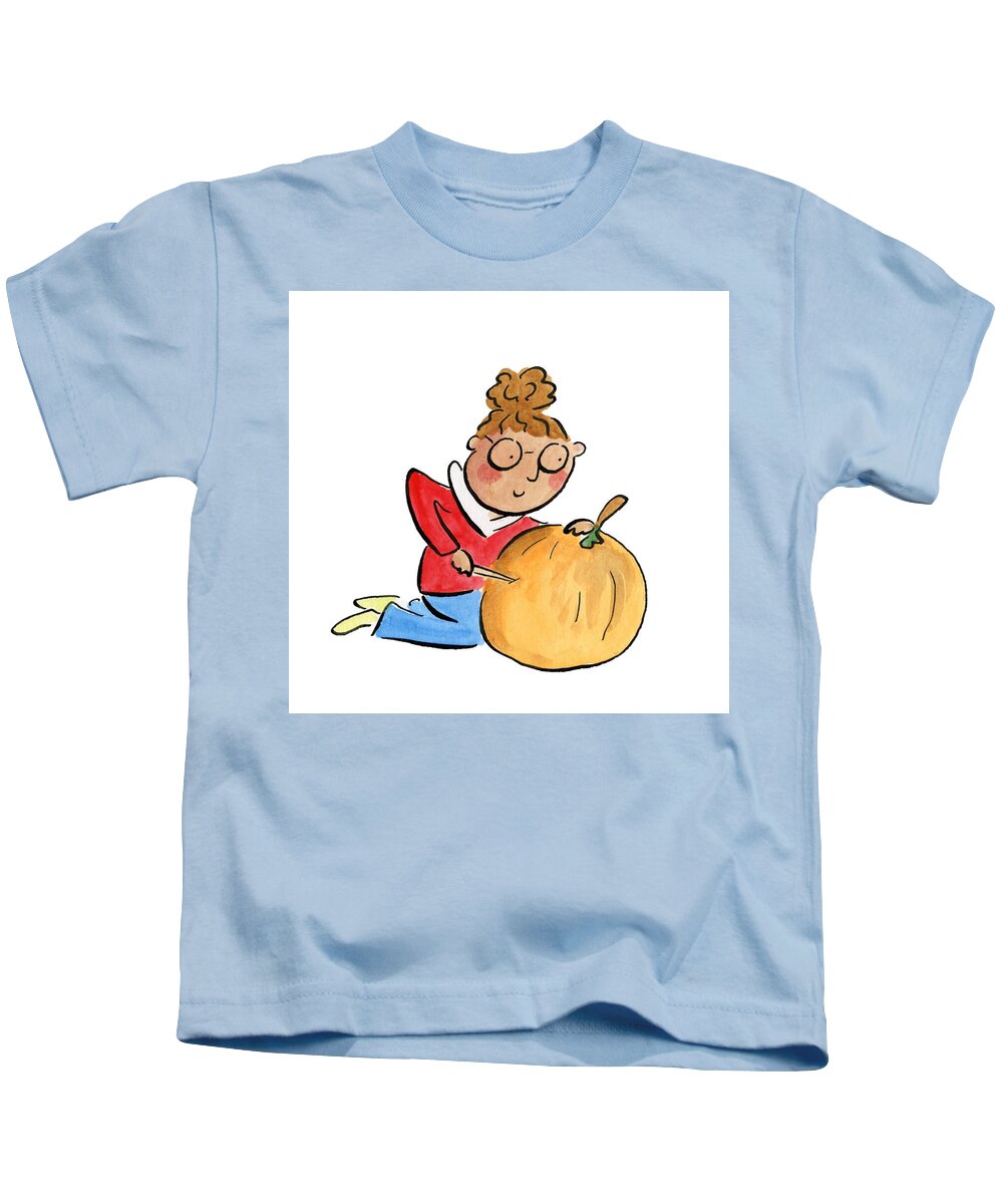 Pumpkin Carving - Kids T-Shirt