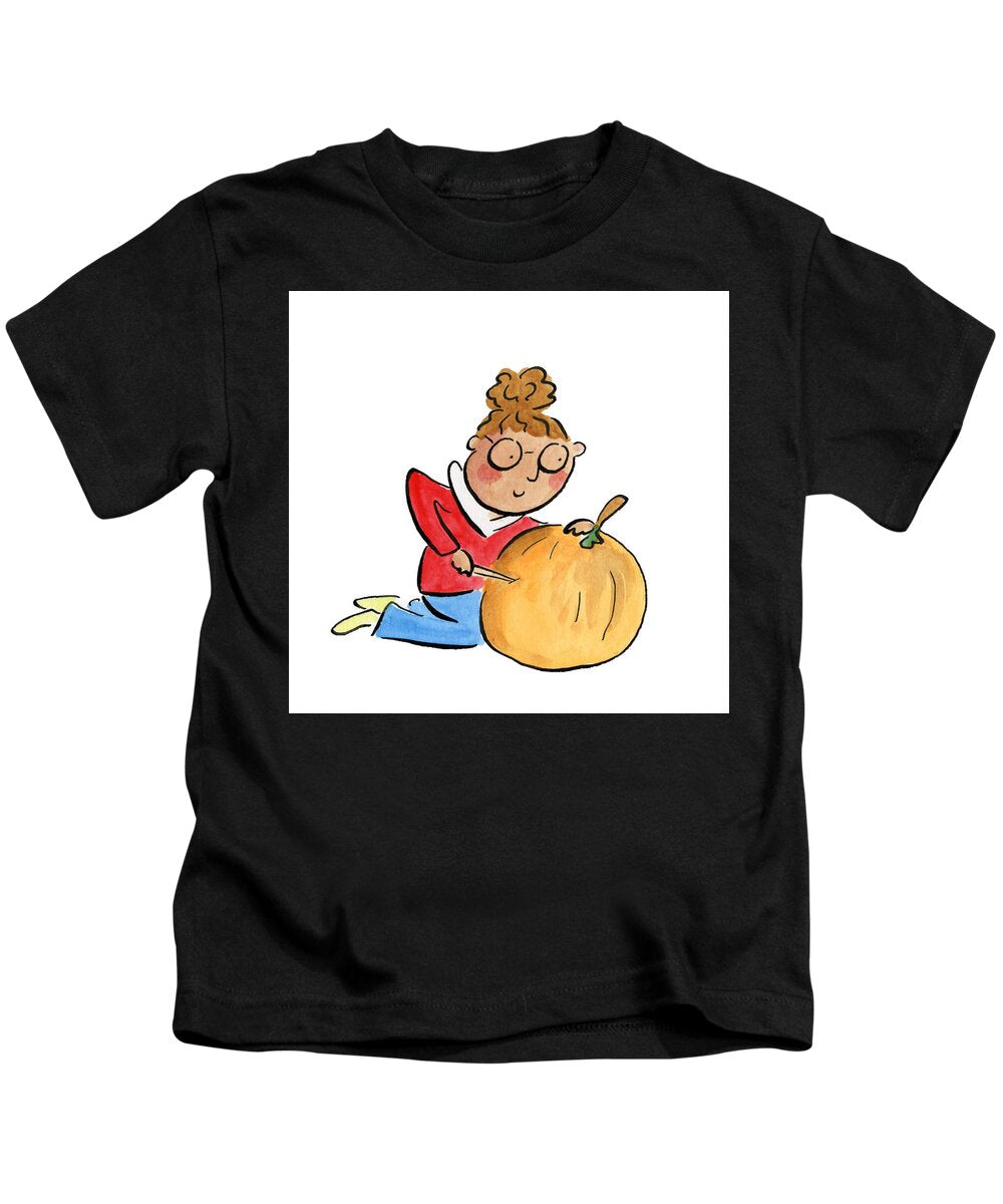 Pumpkin Carving - Kids T-Shirt