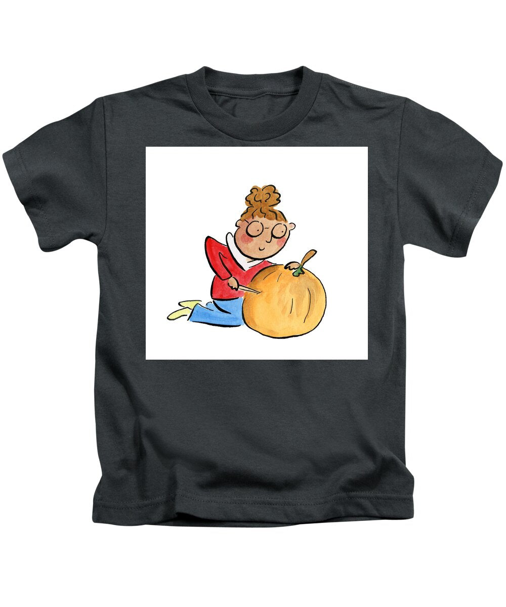 Pumpkin Carving - Kids T-Shirt