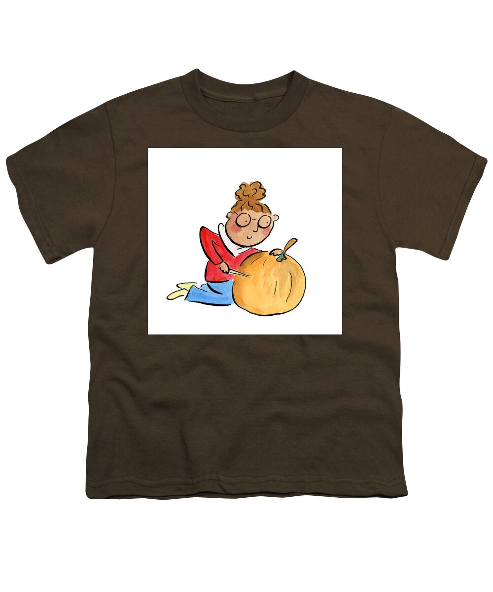 Pumpkin Carving - Youth T-Shirt