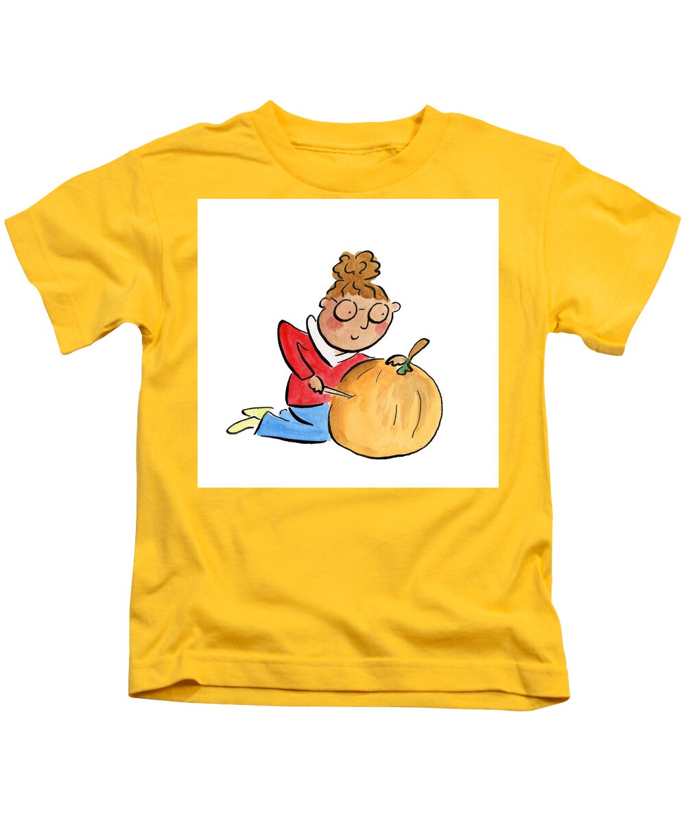 Pumpkin Carving - Kids T-Shirt