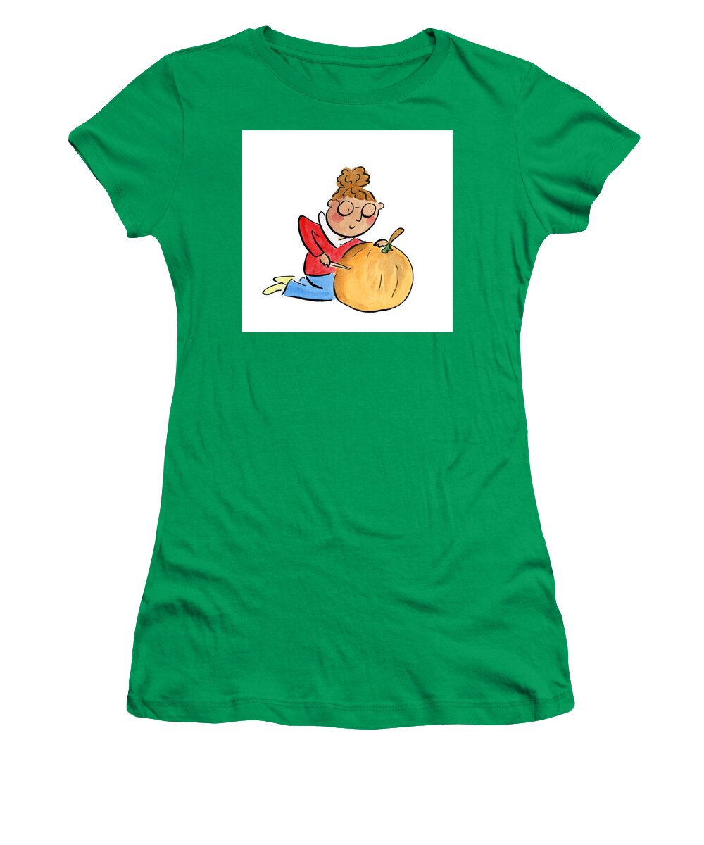 Pumpkin Carving - Women's T-Shirt