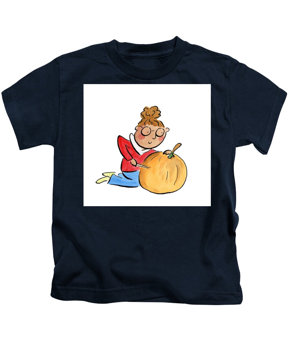 Pumpkin Carving - Kids T-Shirt