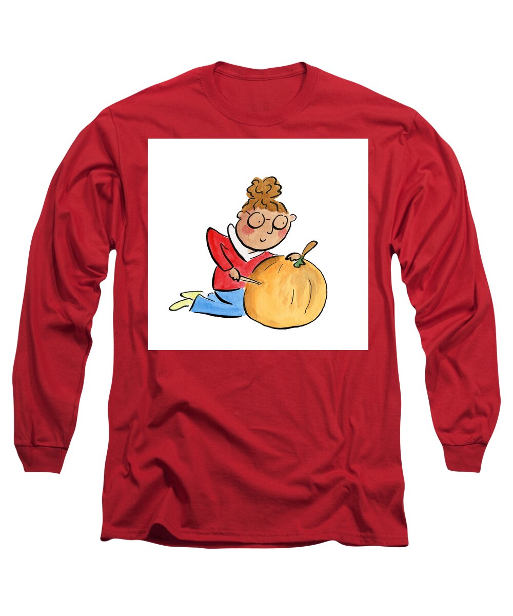 Pumpkin Carving - Long Sleeve T-Shirt