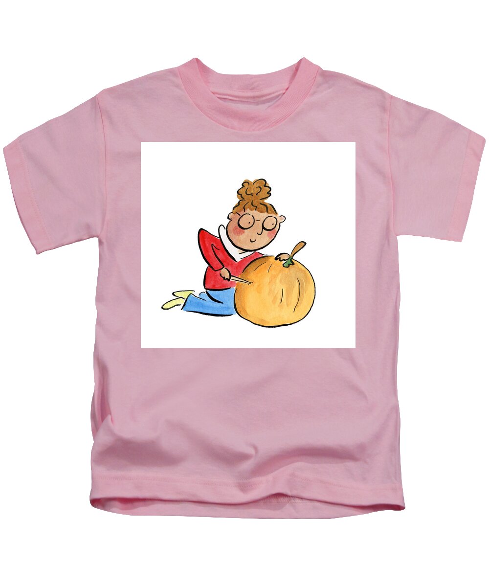 Pumpkin Carving - Kids T-Shirt