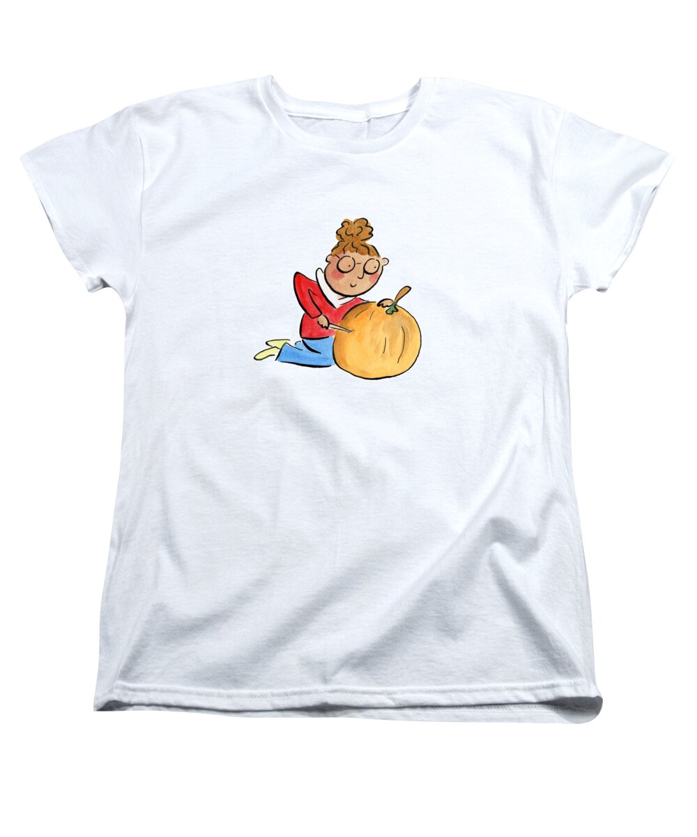 Pumpkin Carving - Women's T-Shirt (Standard Fit)