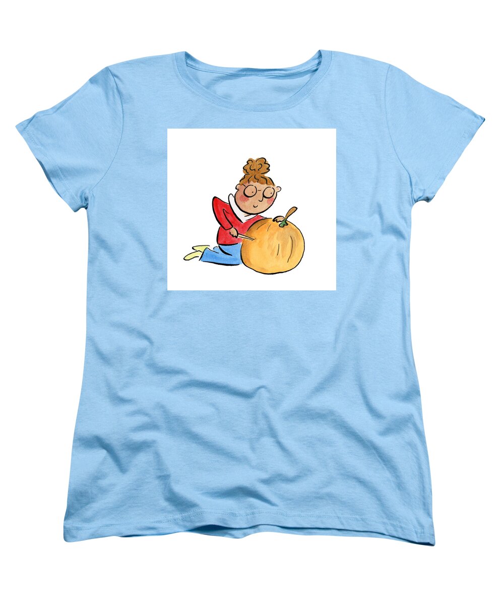 Pumpkin Carving - Women's T-Shirt (Standard Fit)