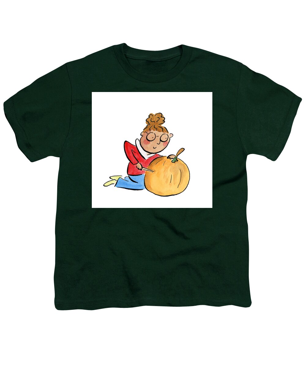 Pumpkin Carving - Youth T-Shirt