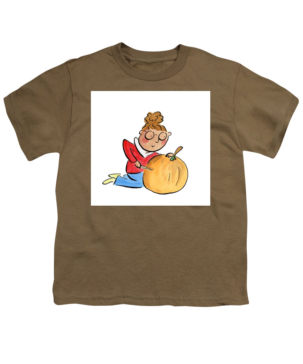 Pumpkin Carving - Youth T-Shirt