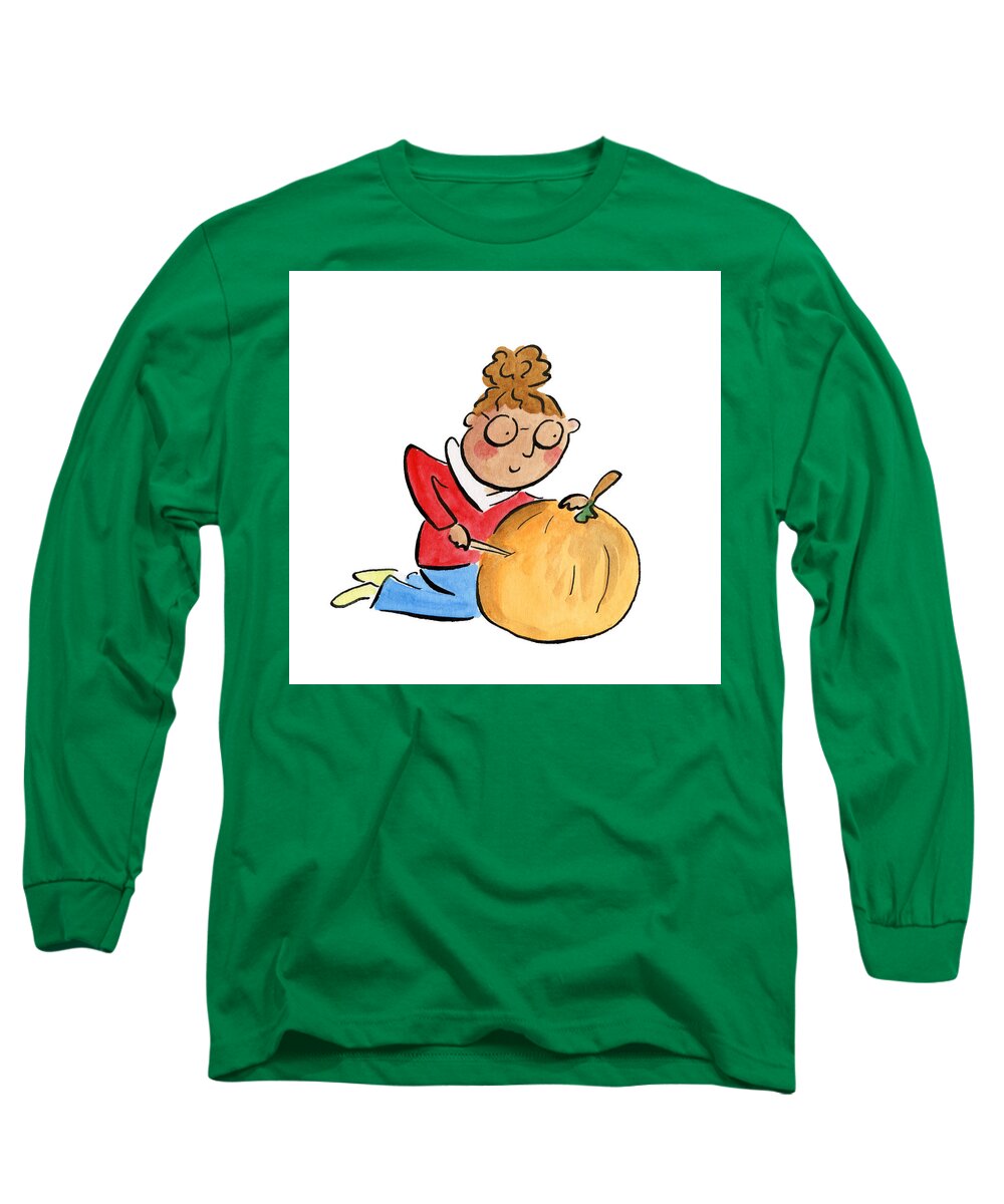 Pumpkin Carving - Long Sleeve T-Shirt