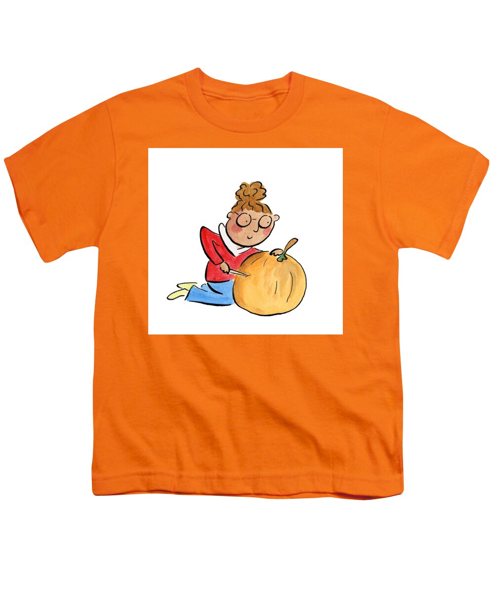 Pumpkin Carving - Youth T-Shirt