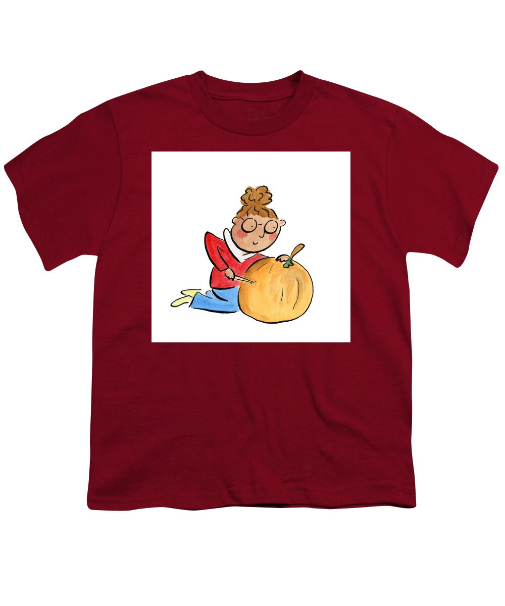 Pumpkin Carving - Youth T-Shirt