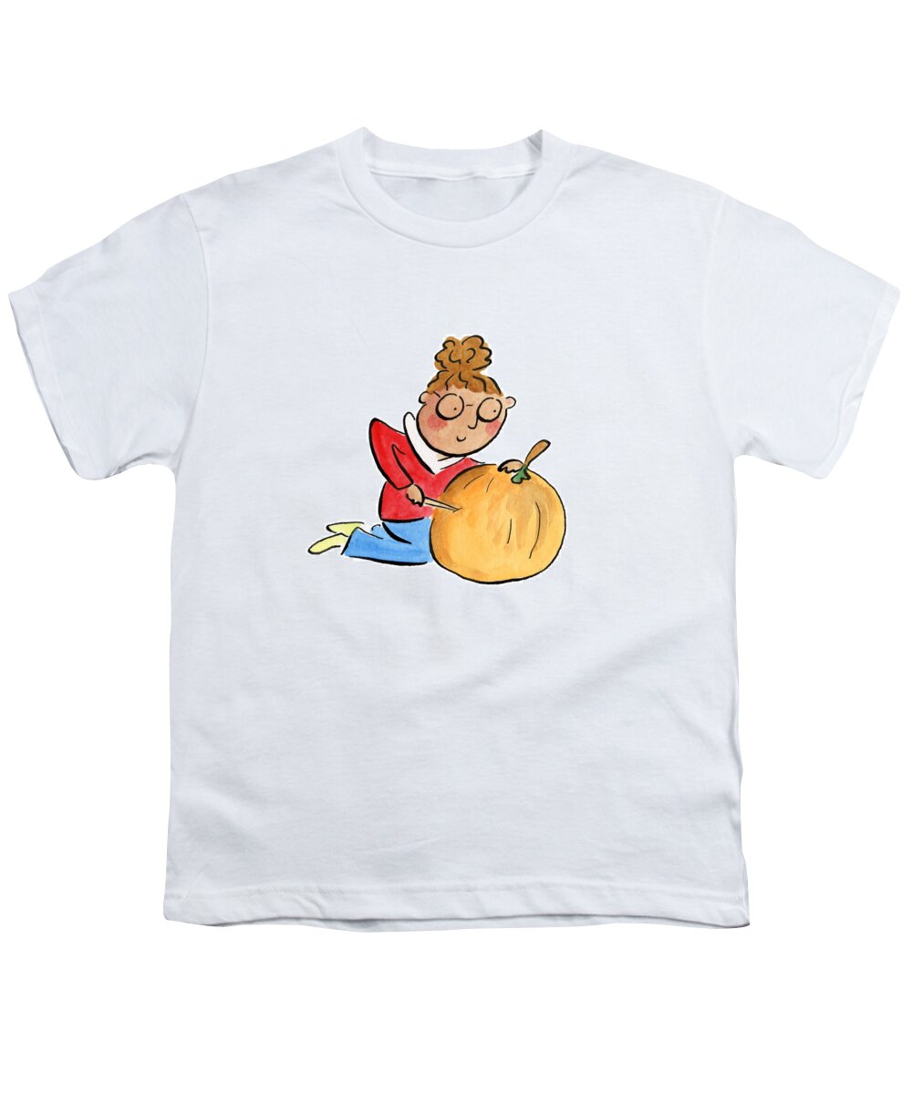 Pumpkin Carving - Youth T-Shirt