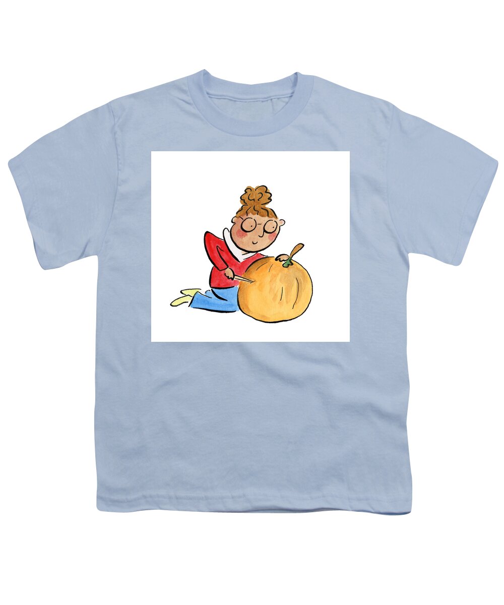 Pumpkin Carving - Youth T-Shirt