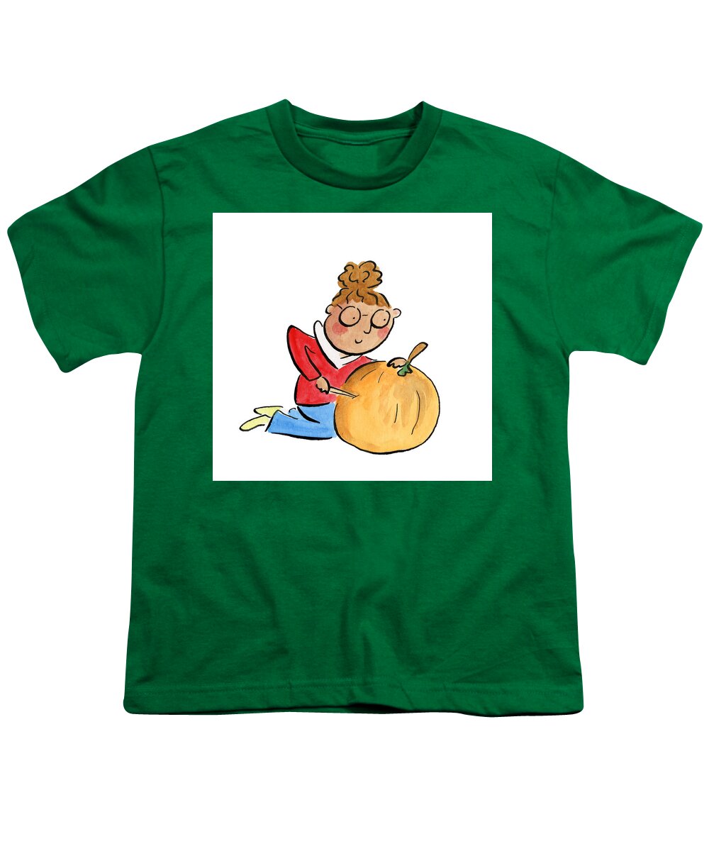 Pumpkin Carving - Youth T-Shirt