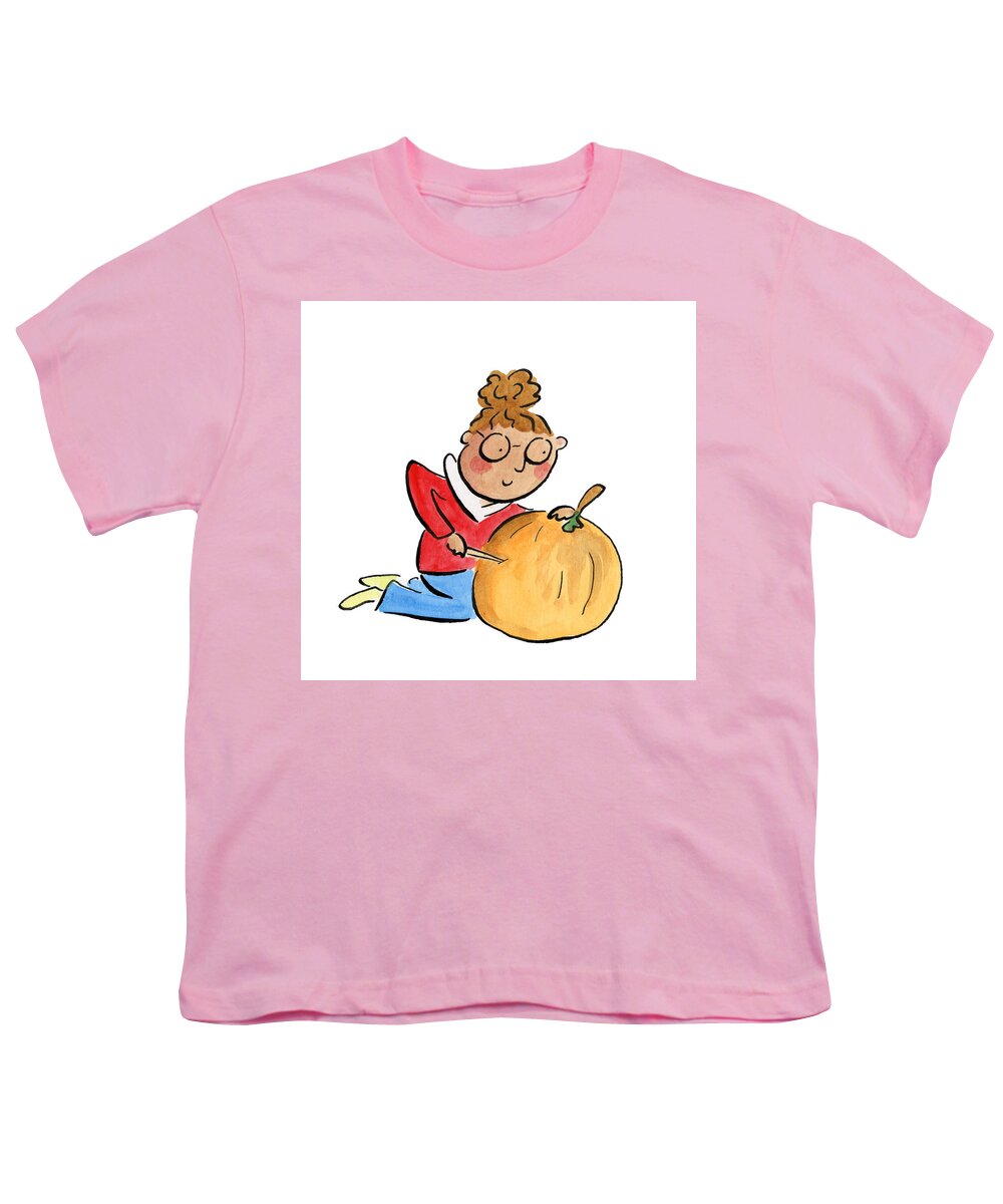 Pumpkin Carving - Youth T-Shirt