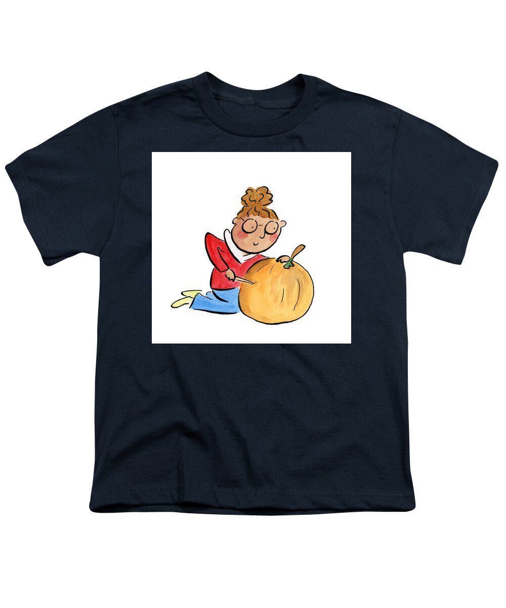 Pumpkin Carving - Youth T-Shirt