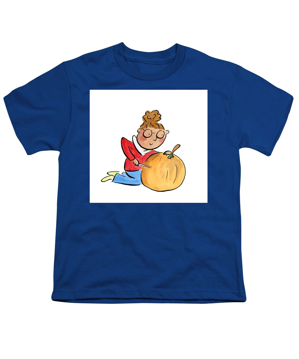 Pumpkin Carving - Youth T-Shirt