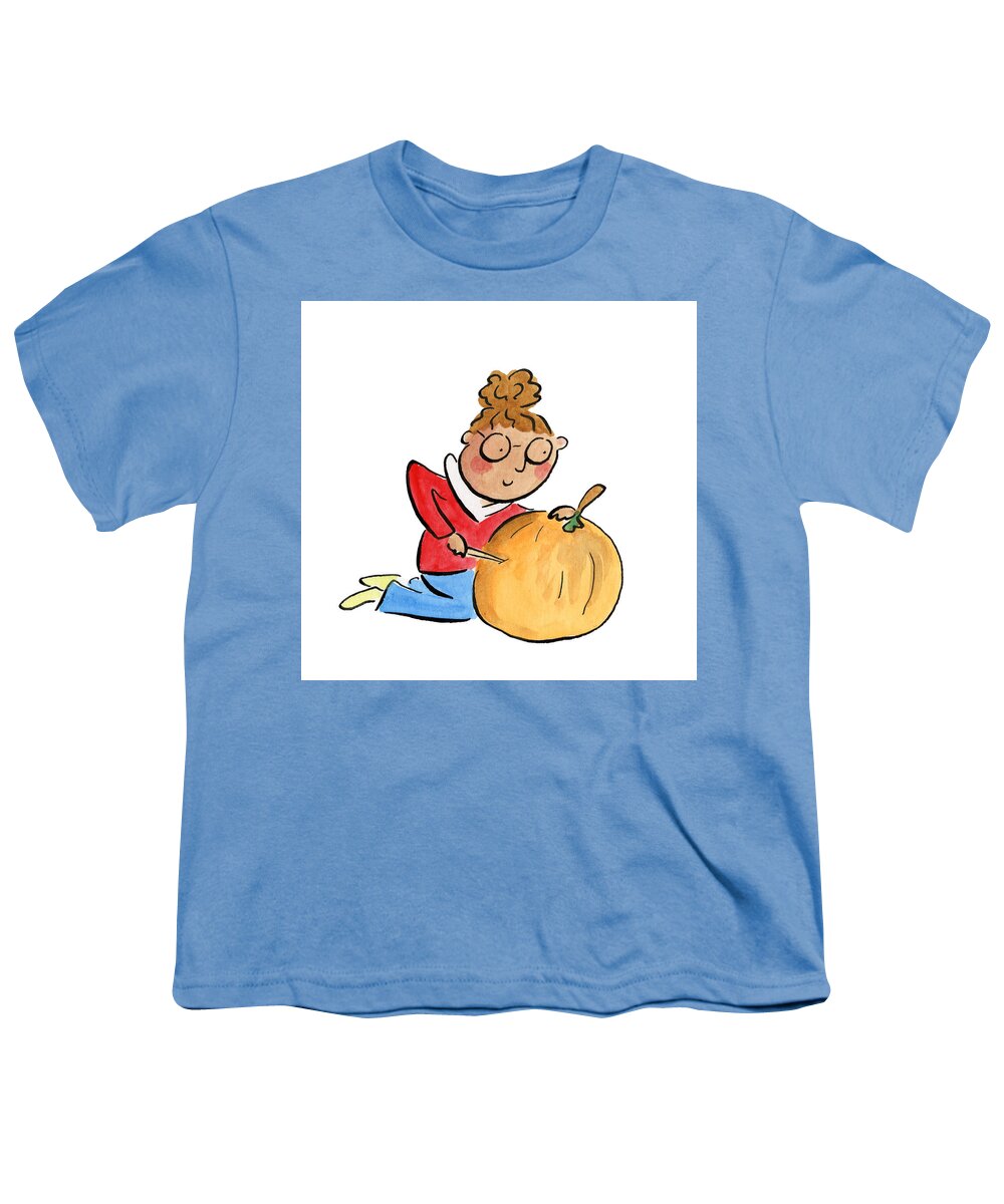 Pumpkin Carving - Youth T-Shirt