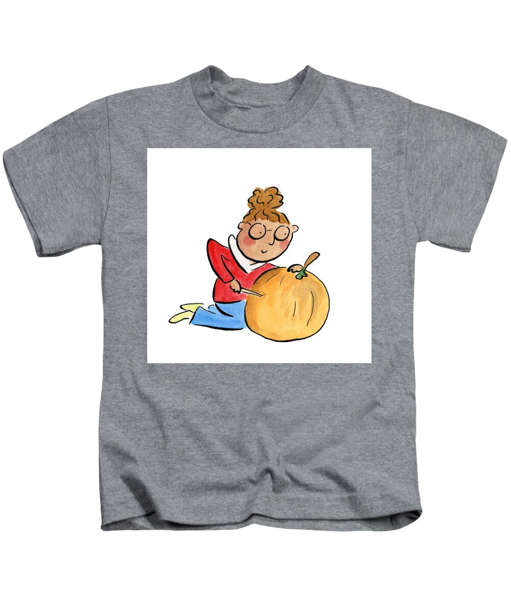 Pumpkin Carving - Kids T-Shirt