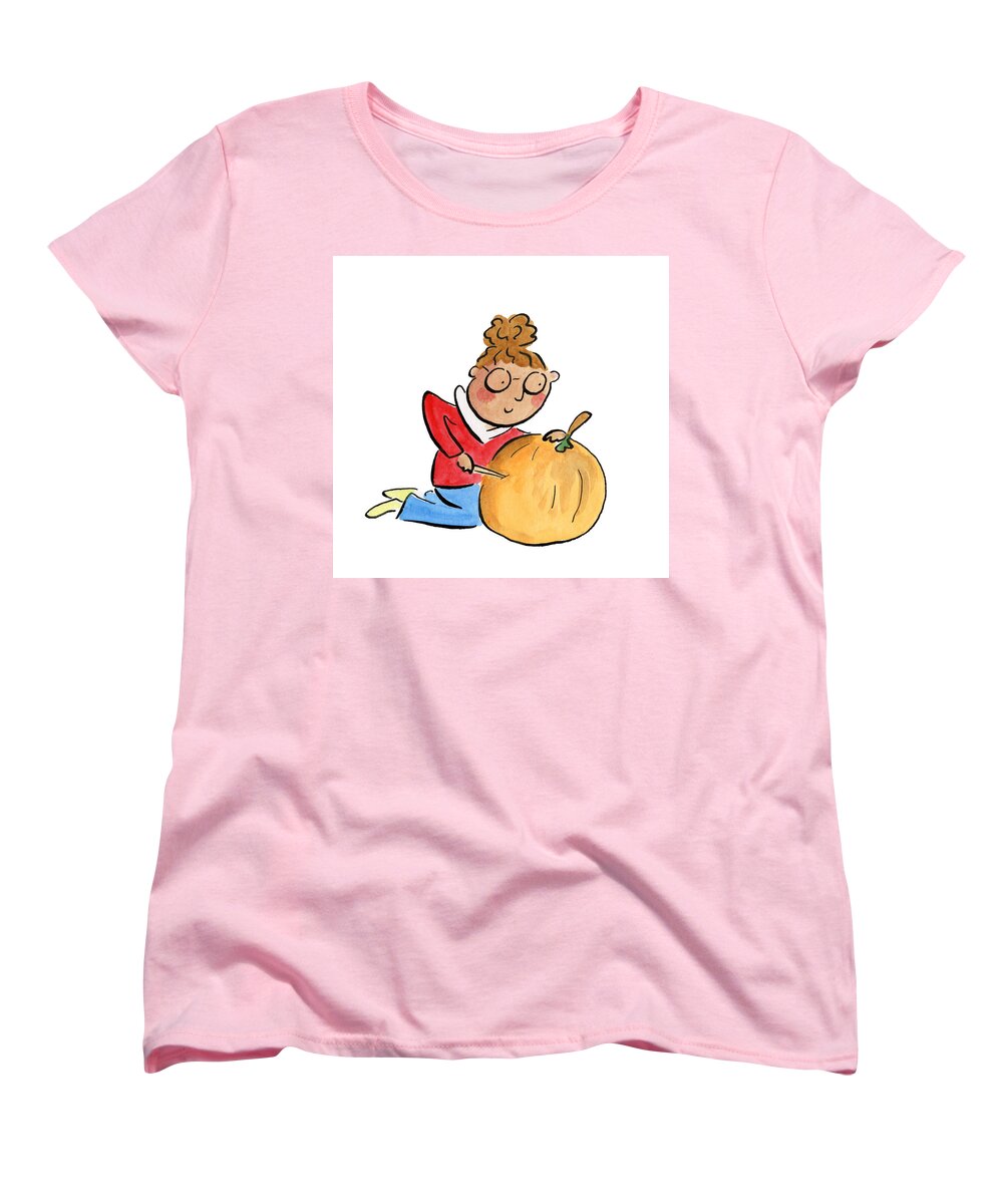 Pumpkin Carving - Women's T-Shirt (Standard Fit)