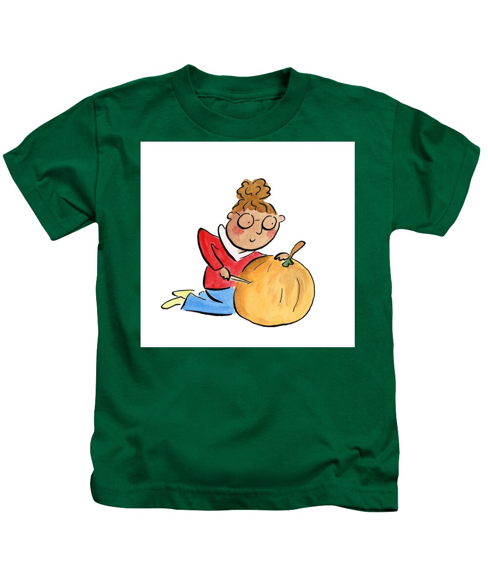Pumpkin Carving - Kids T-Shirt