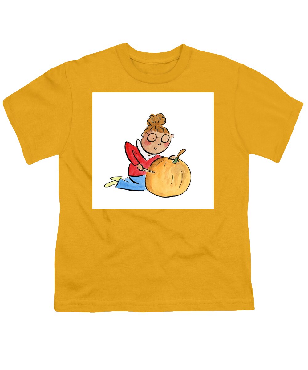 Pumpkin Carving - Youth T-Shirt