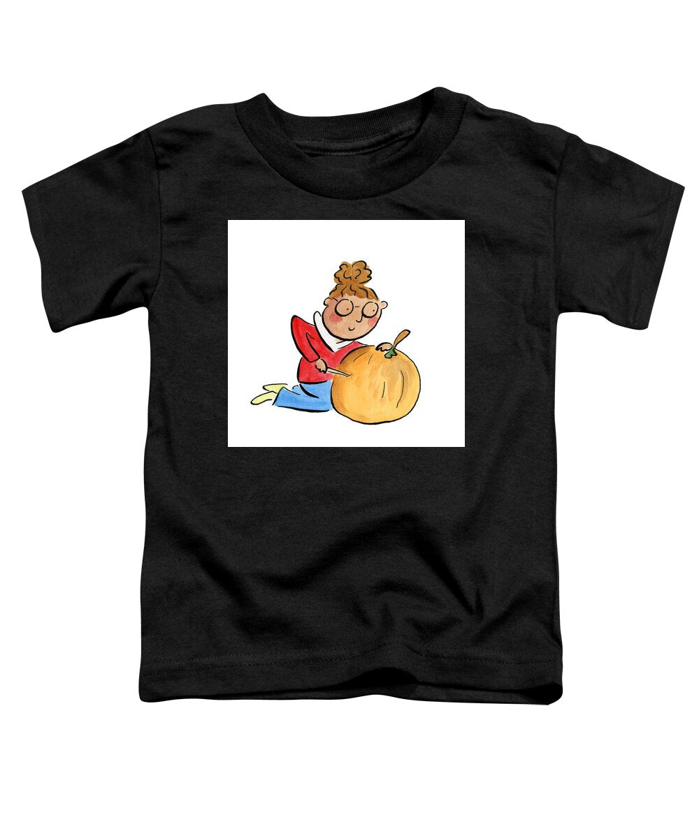 Pumpkin Carving - Toddler T-Shirt