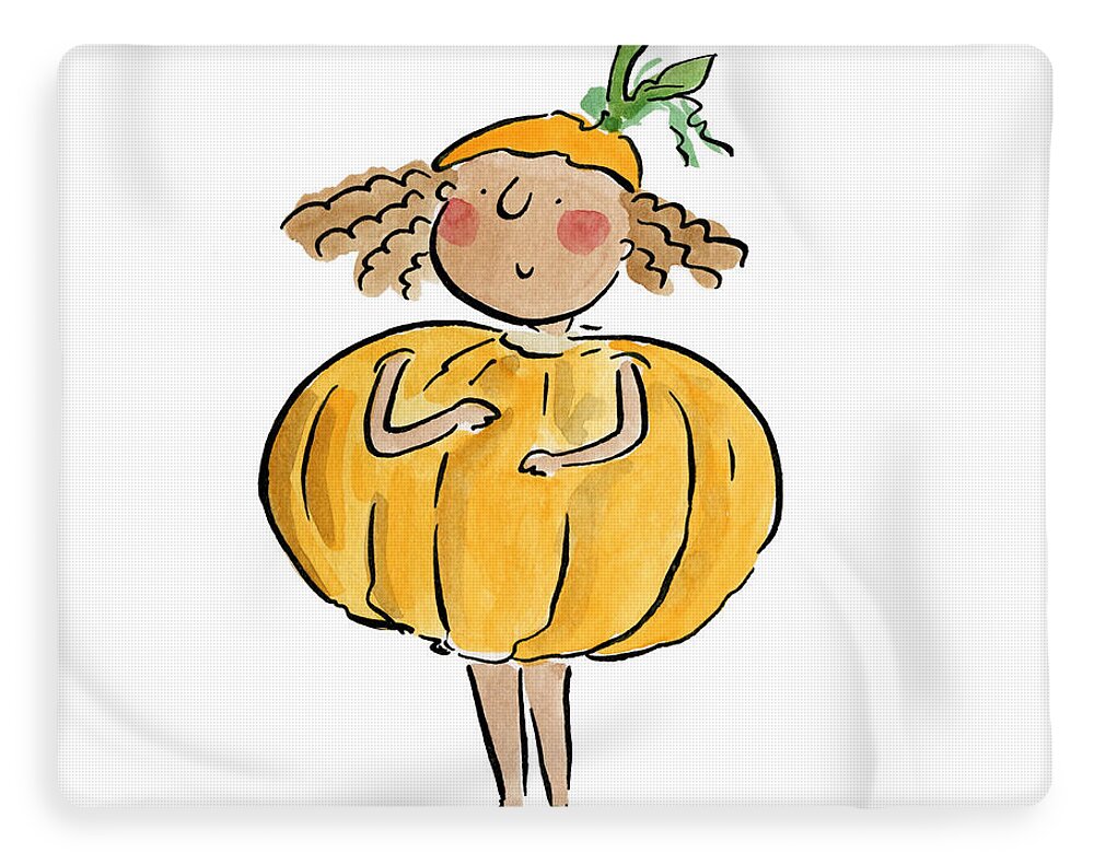 Pumpkin Costume - Blanket