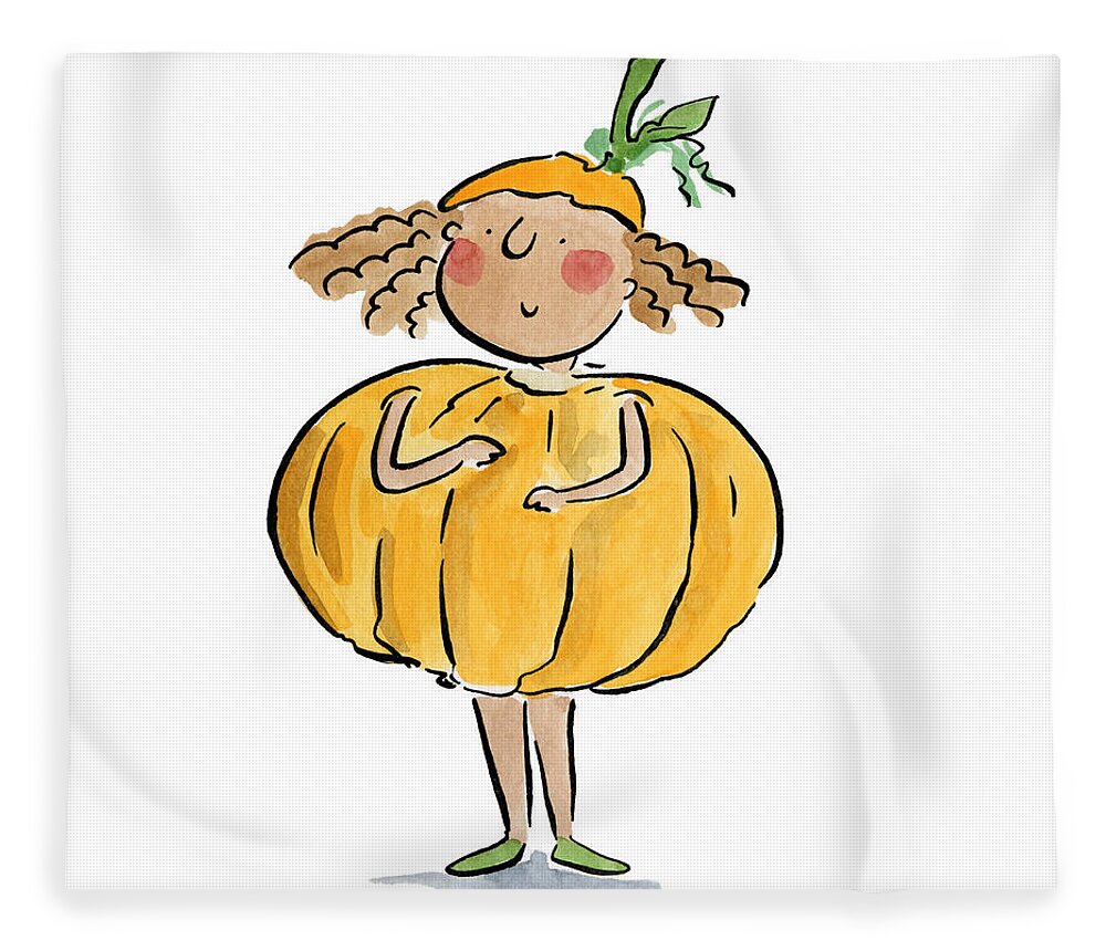 Pumpkin Costume - Blanket