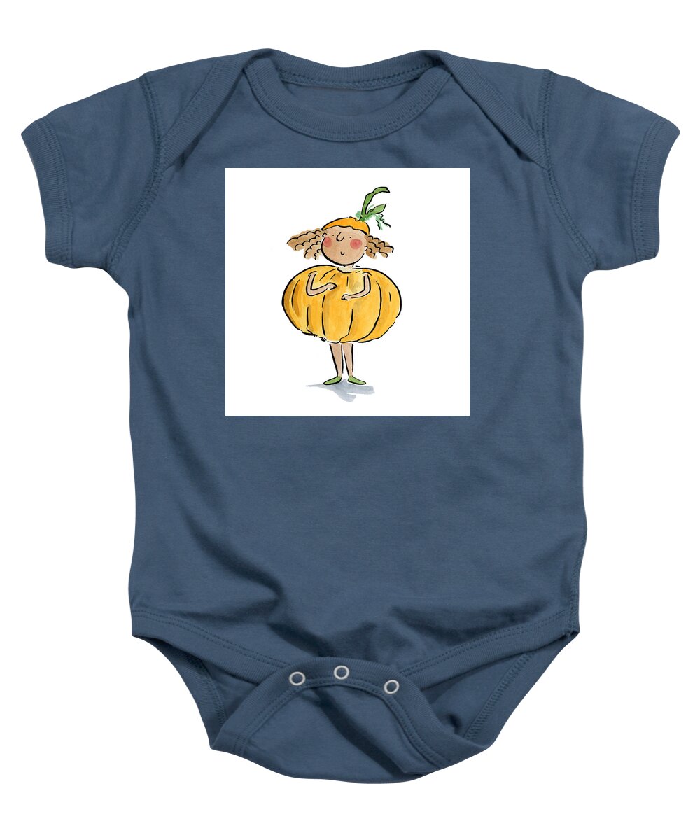 Pumpkin Costume - Baby Onesie