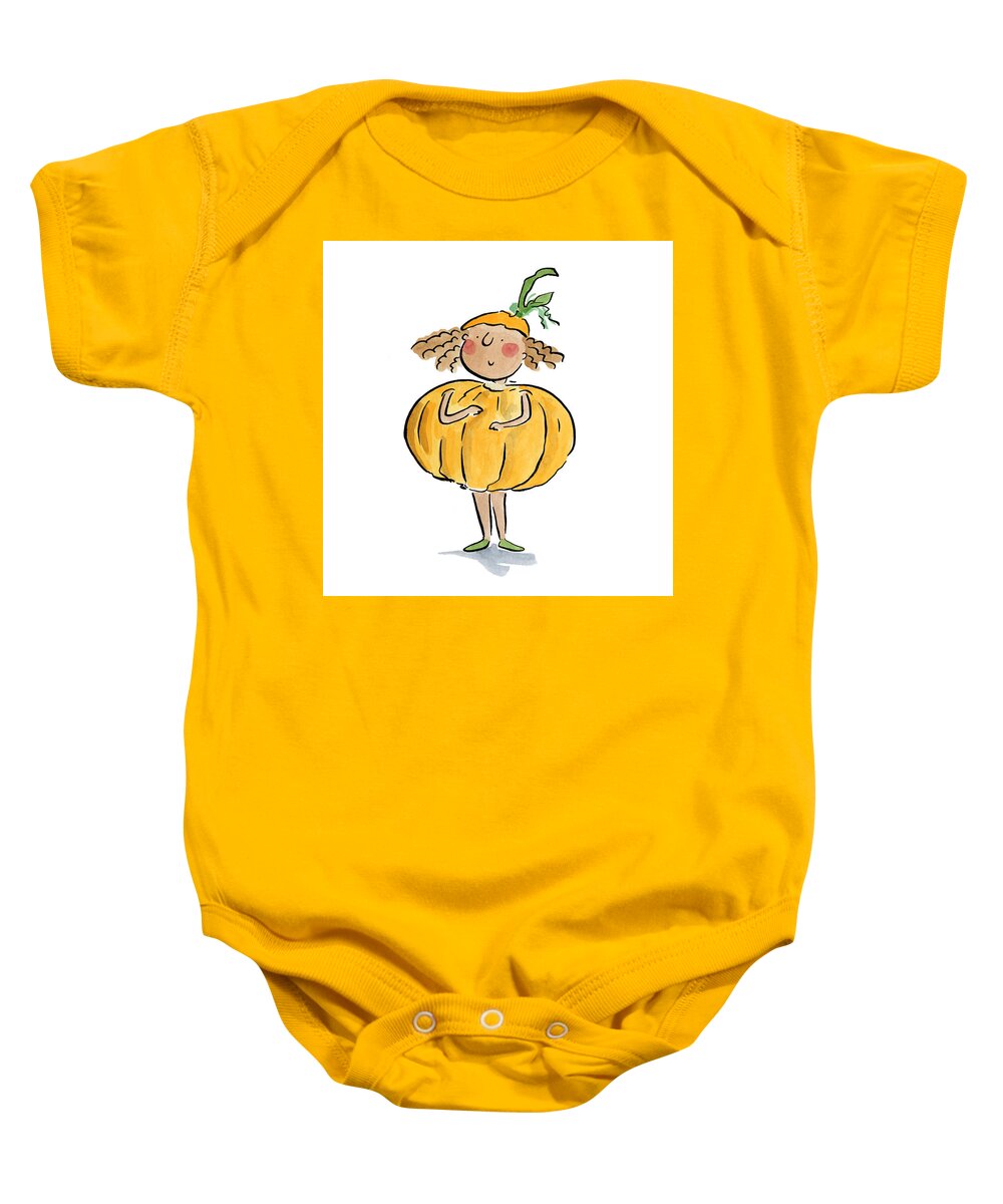 Pumpkin Costume - Baby Onesie