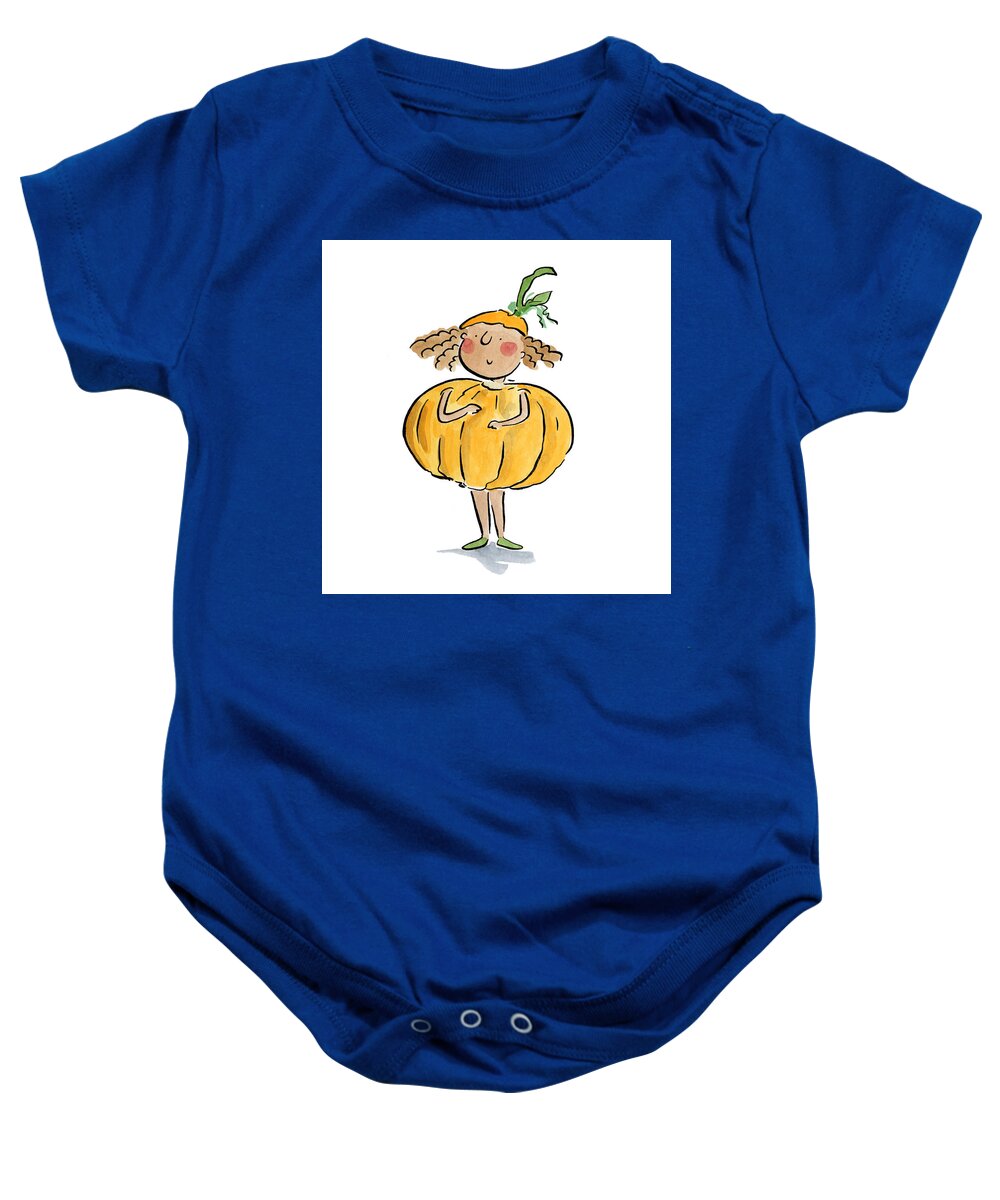 Pumpkin Costume - Baby Onesie