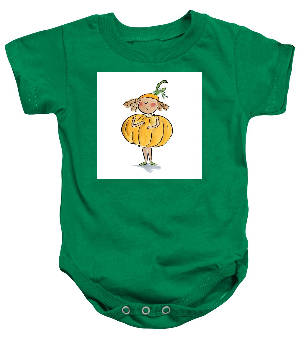 Pumpkin Costume - Baby Onesie