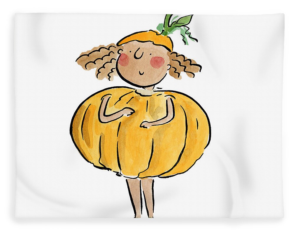 Pumpkin Costume - Blanket