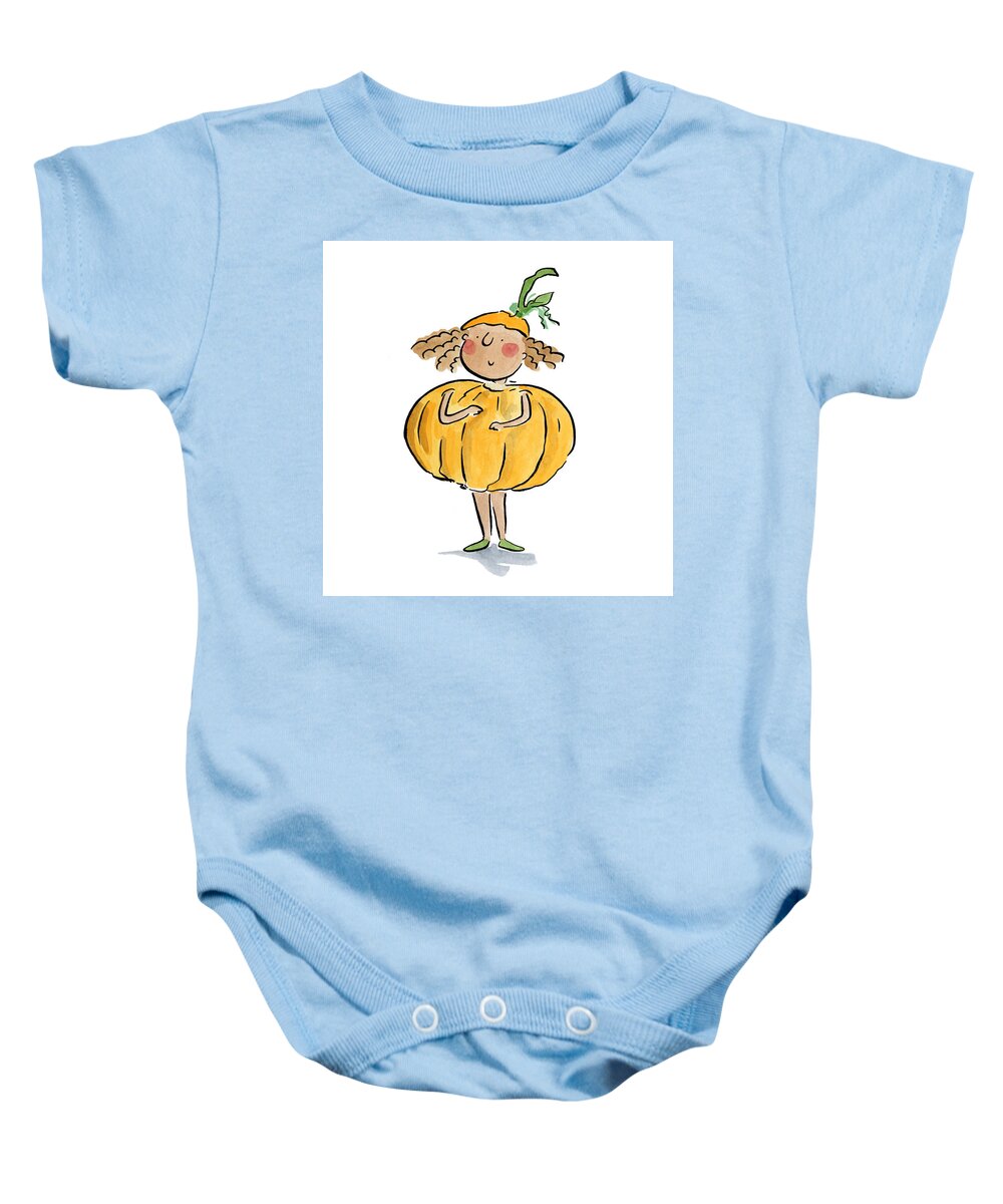 Pumpkin Costume - Baby Onesie