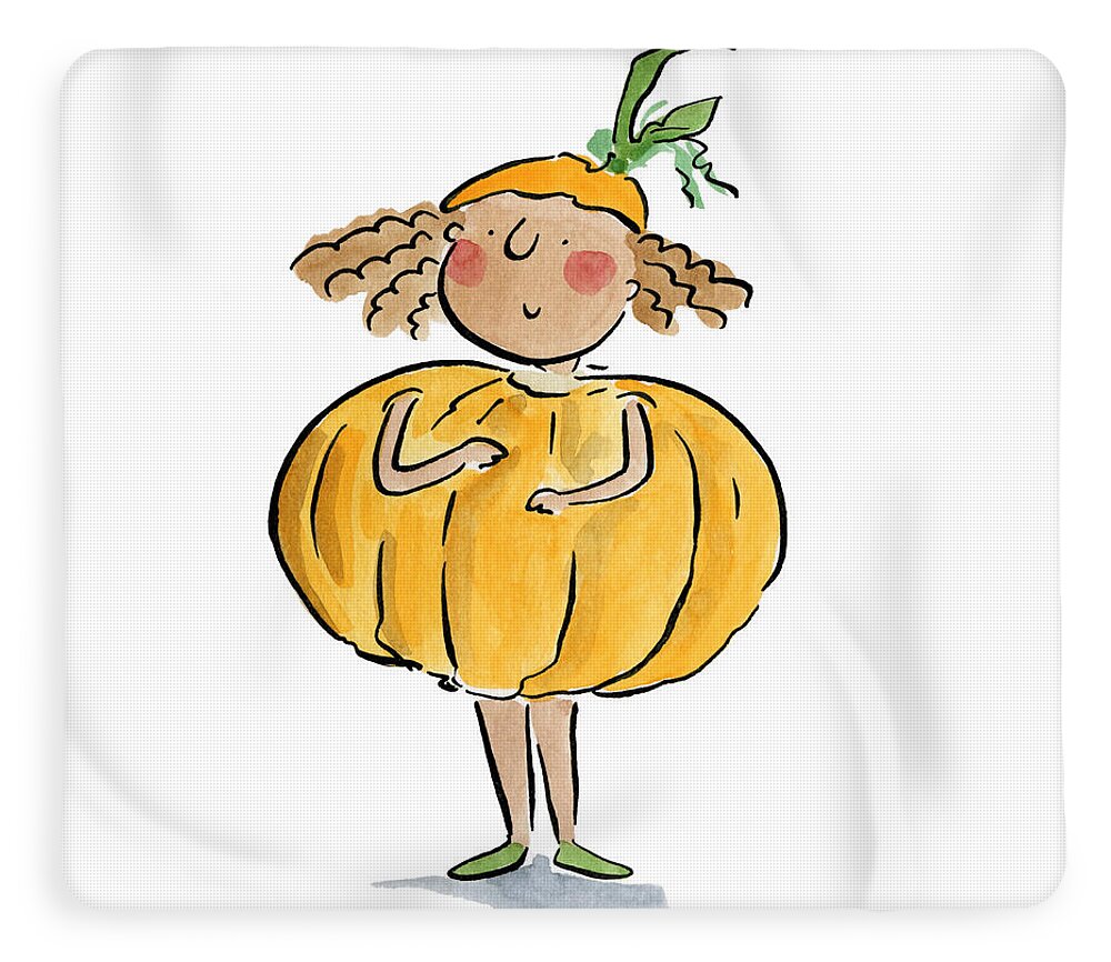 Pumpkin Costume - Blanket
