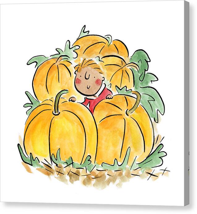 Pumpkin Patch - Canvas Print