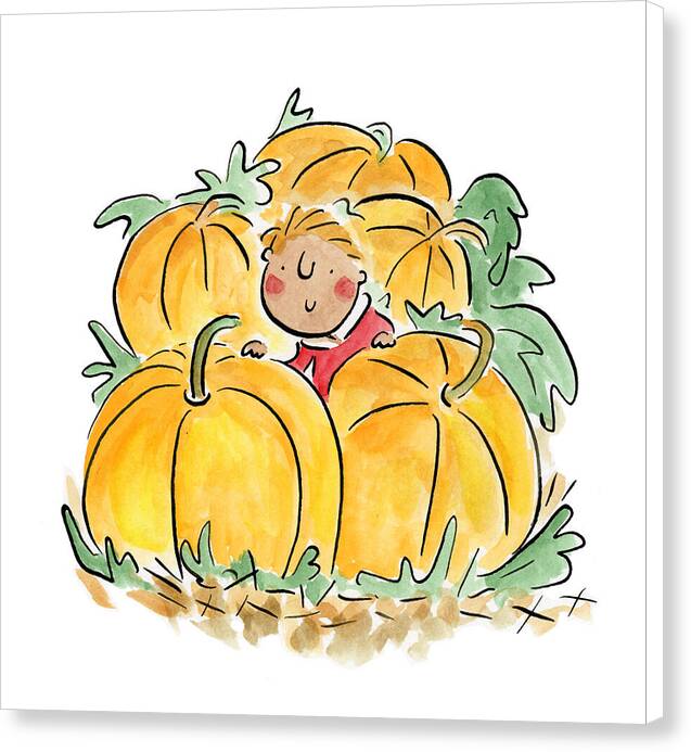 Pumpkin Patch - Canvas Print