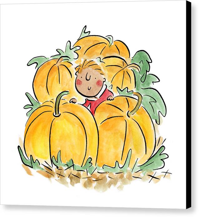 Pumpkin Patch - Canvas Print