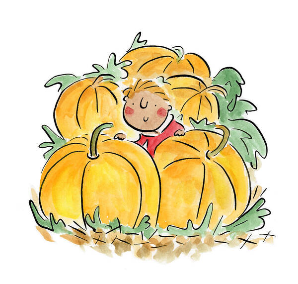 Pumpkin Patch - Art Print