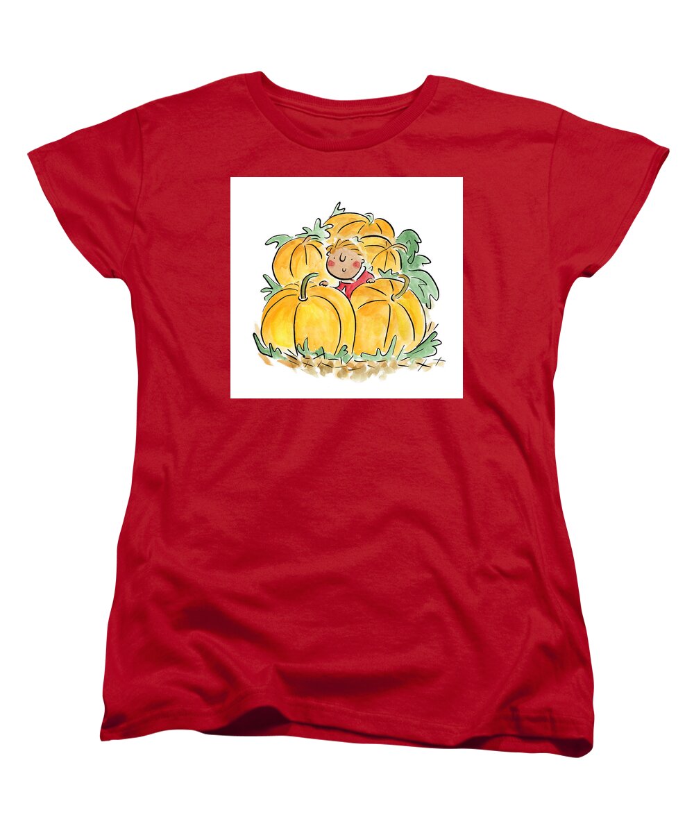 Pumpkin Patch - Women's T-Shirt (Standard Fit)
